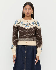 Loeffler Randall Women / Idris Intarsia Cardigan