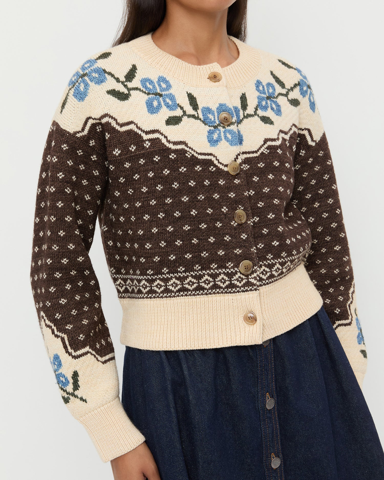 Loeffler Randall Women / Idris Intarsia Cardigan
