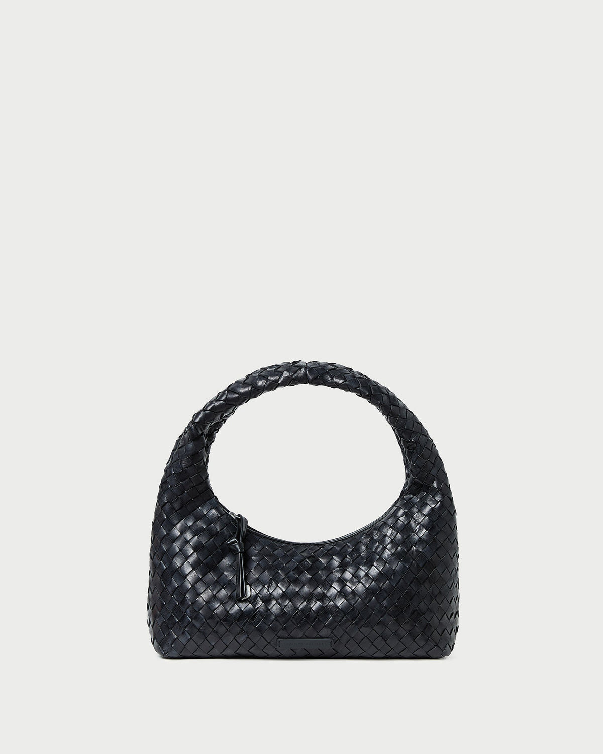 Loeffler Randall Women / Mercer Black Woven Shoulder Bag