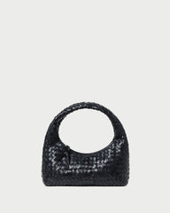 Loeffler Randall Women / Mercer Black Woven Shoulder Bag