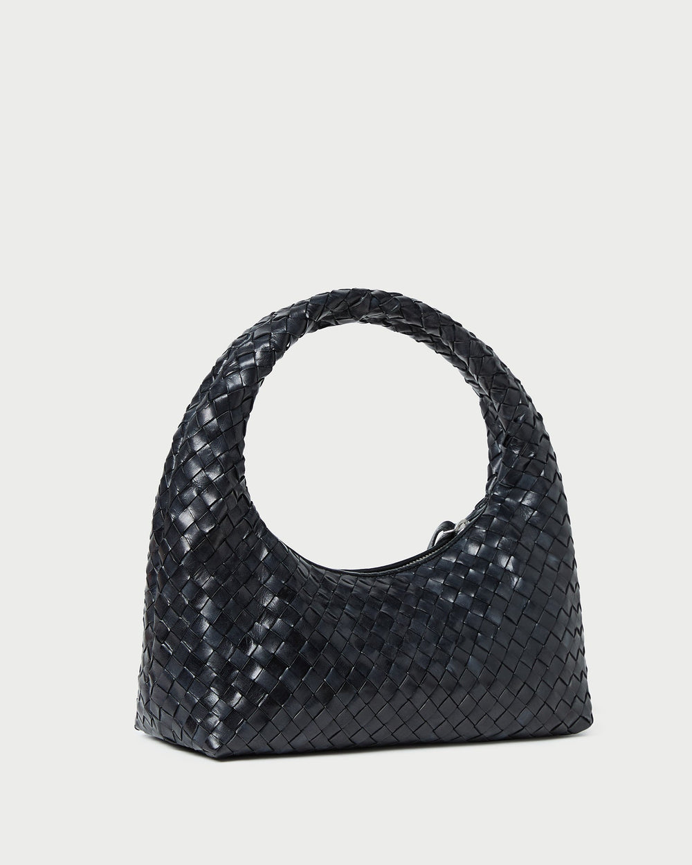 Loeffler Randall Women / Mercer Black Woven Shoulder Bag