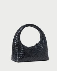 Loeffler Randall Women / Mercer Black Woven Shoulder Bag