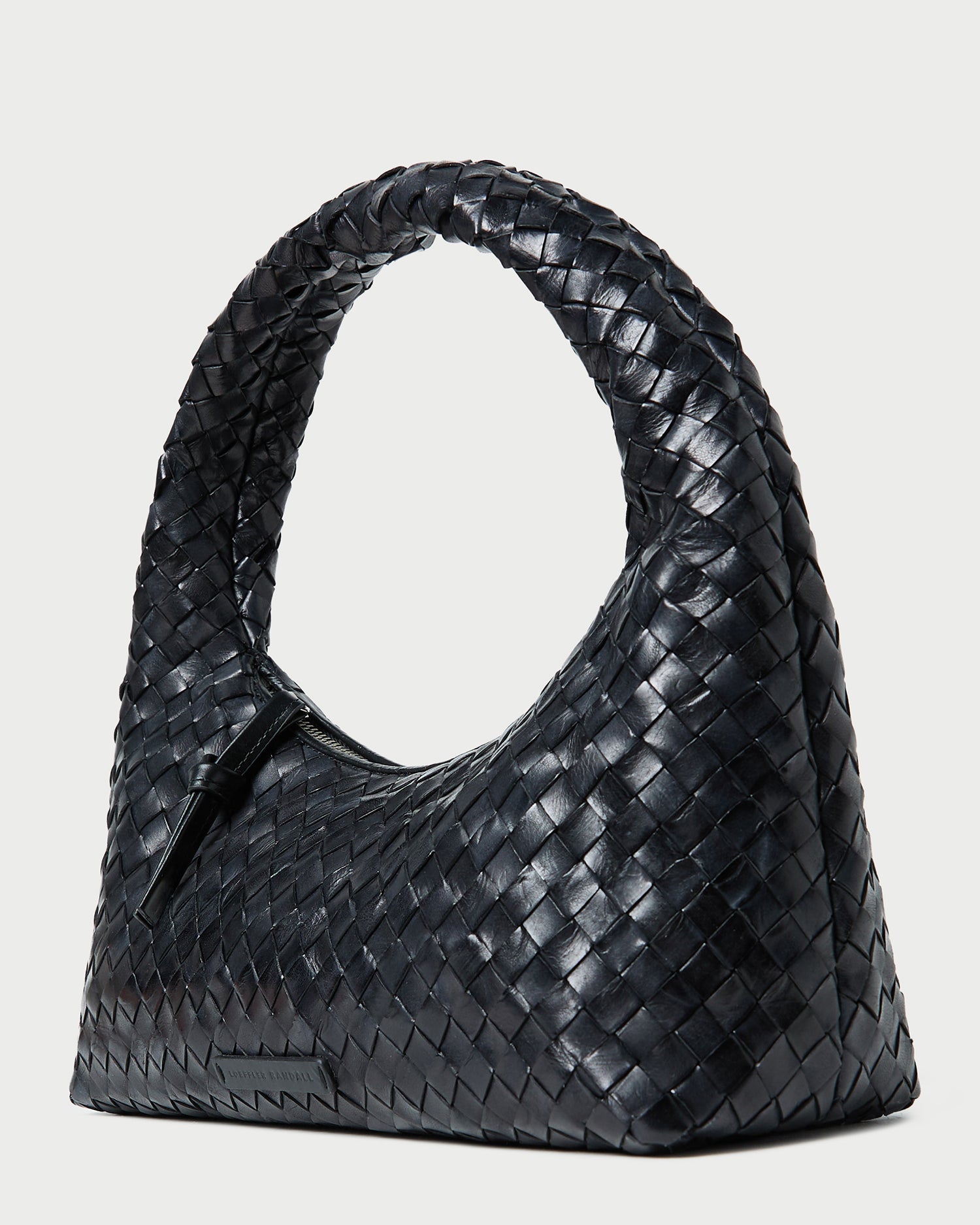 Loeffler Randall Women / Mercer Black Woven Shoulder Bag