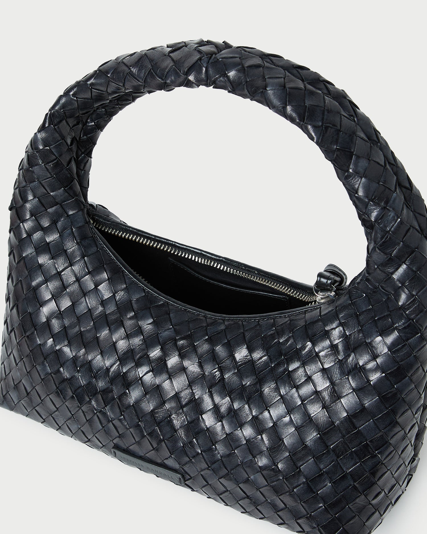 Loeffler Randall Women / Mercer Black Woven Shoulder Bag