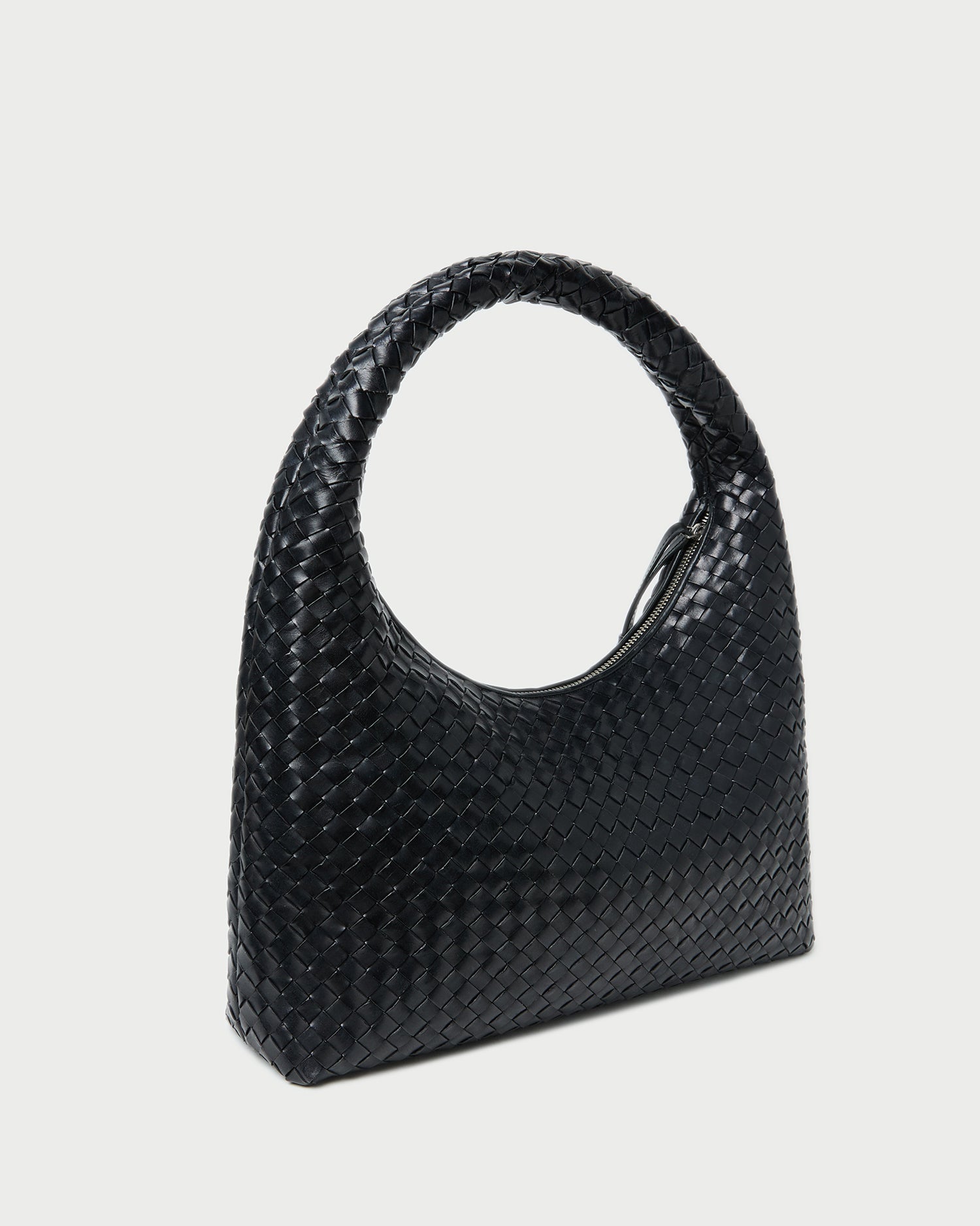 Loeffler Randall Women / Willow Black Woven Hobo Bag