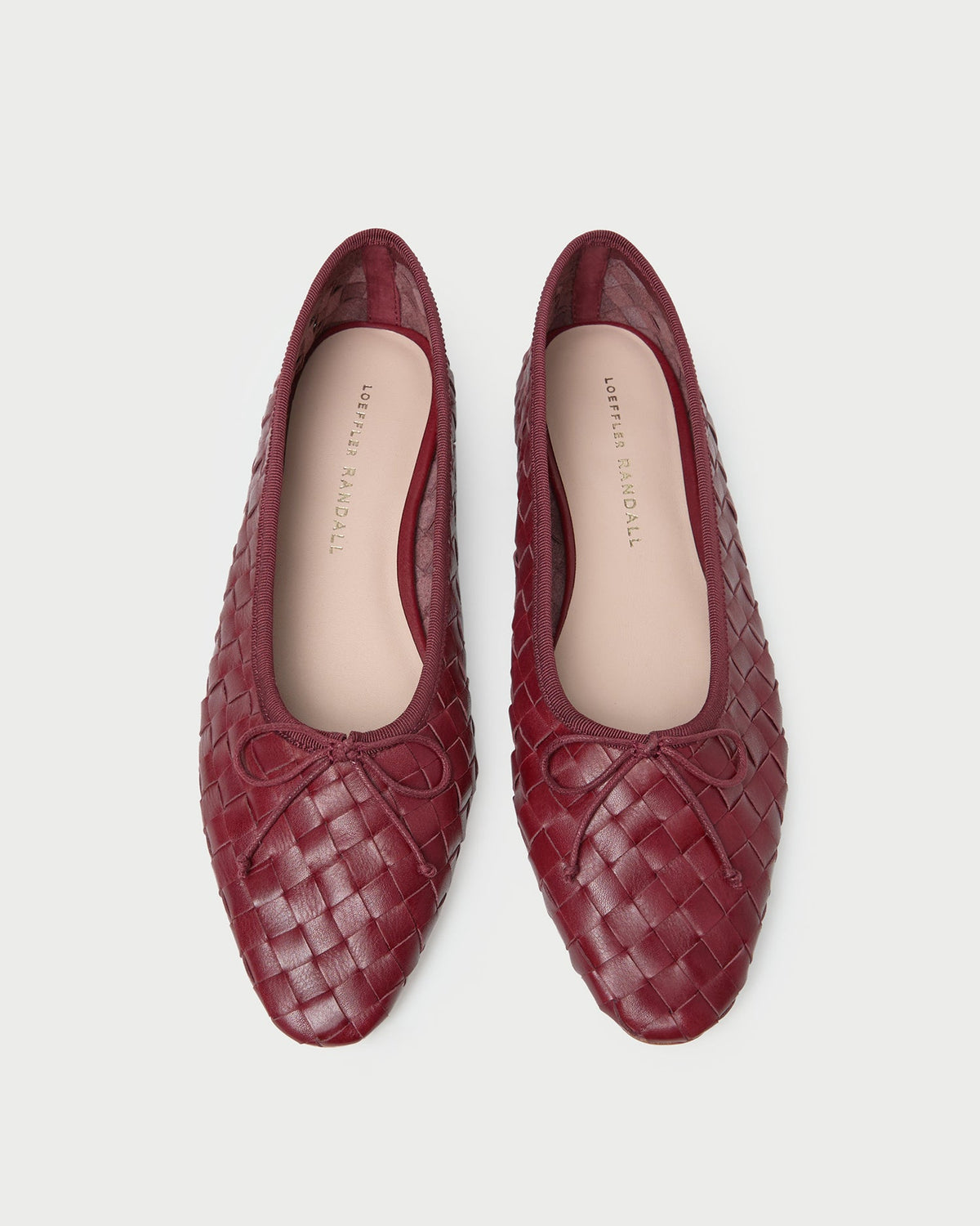 Loeffler Randall Women / Landry Wine Woven Ballet Flat