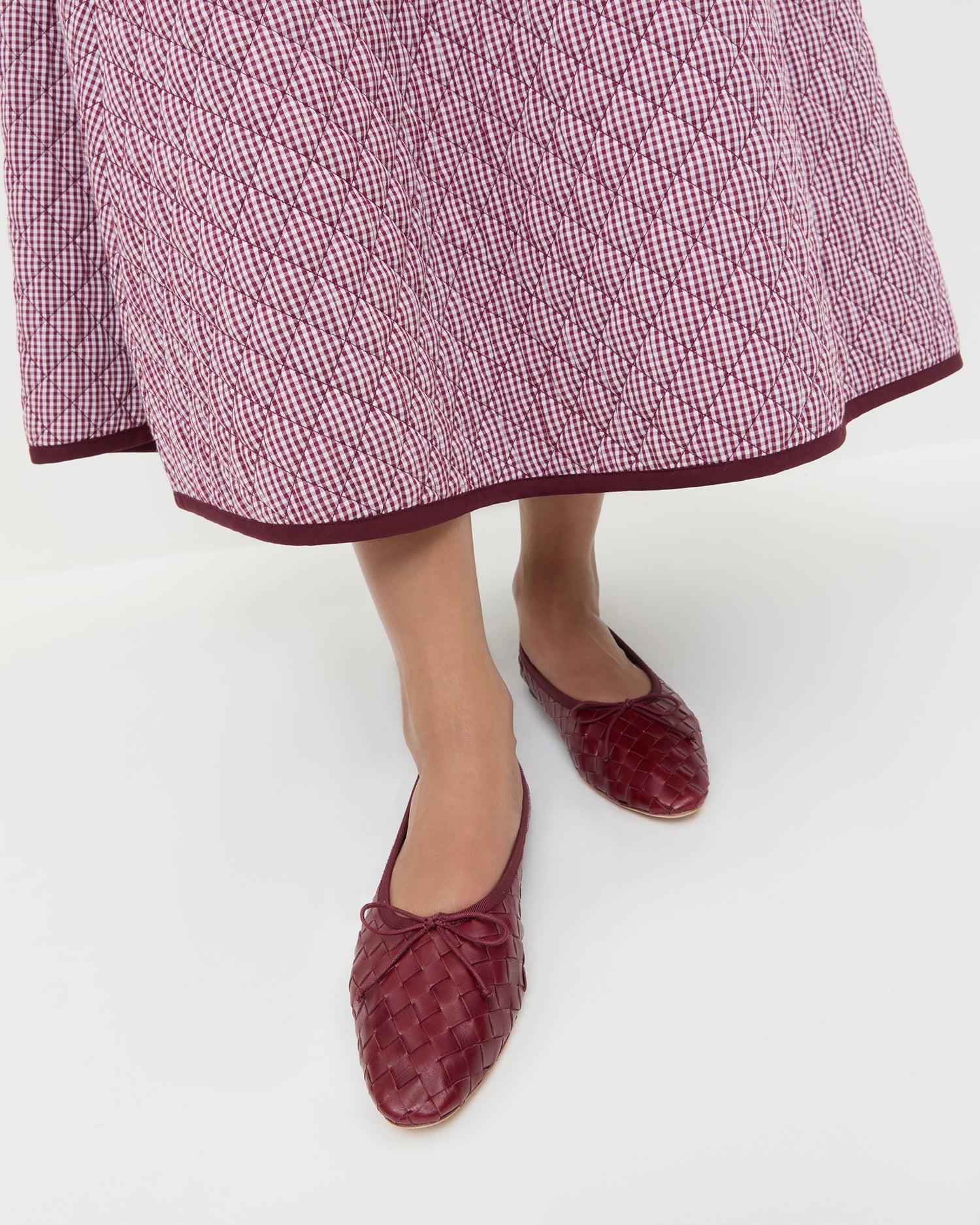 Loeffler Randall Women / Landry Wine Woven Ballet Flat