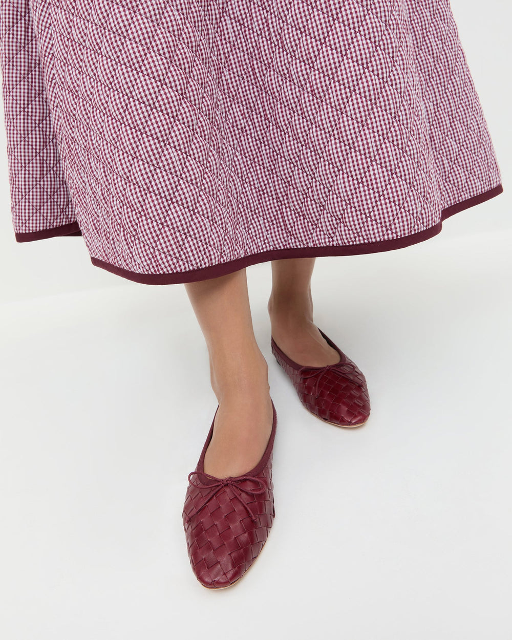 Loeffler Randall Women / Landry Wine Woven Ballet Flat