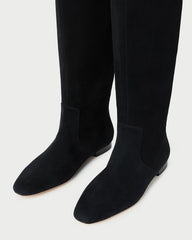Loeffler Randall Women / Lillian Black Suede Tall Boot