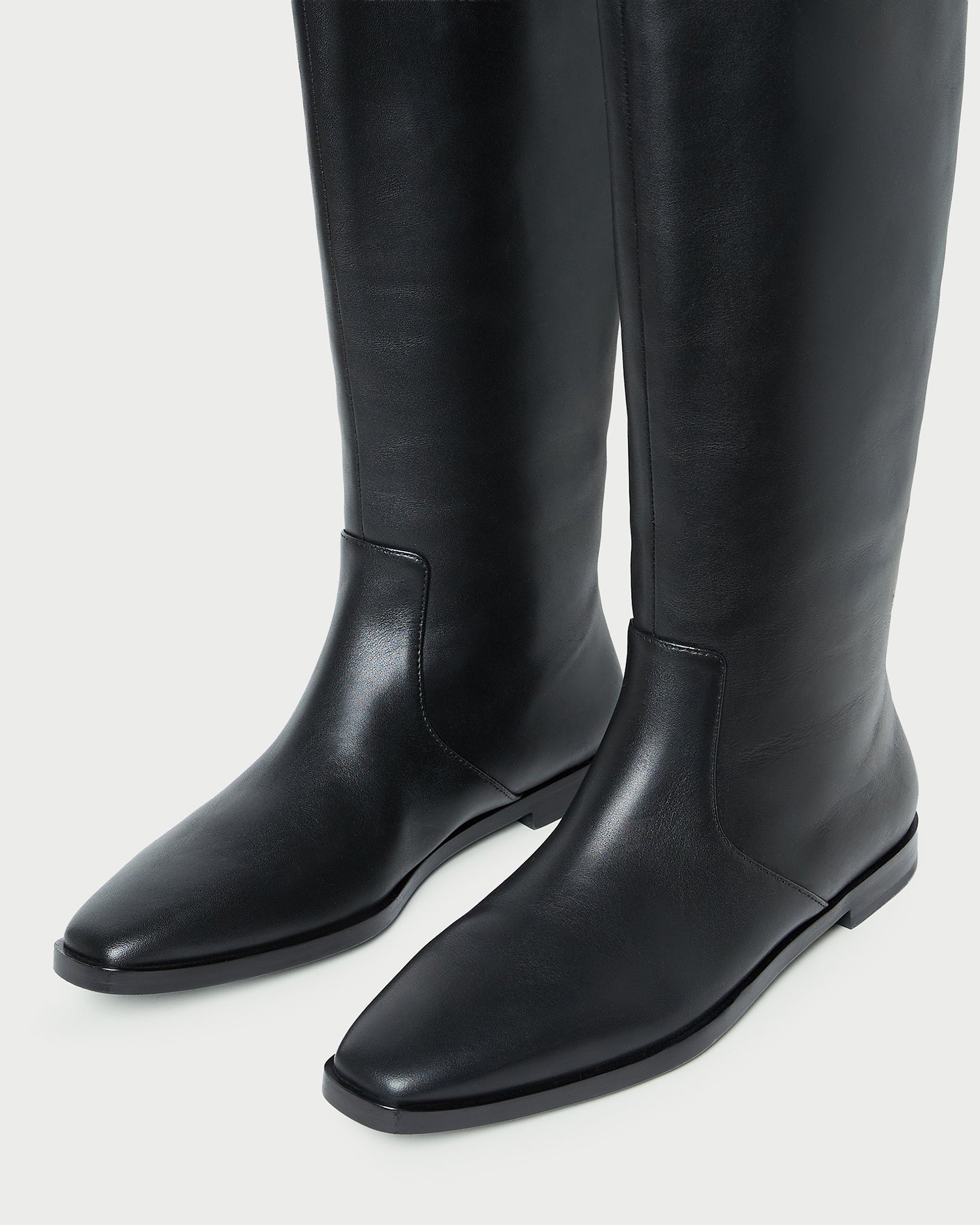 Loeffler Randall Women / Tilly Black Leather Tall Boot