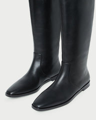 Loeffler Randall Women / Tilly Black Leather Tall Boot