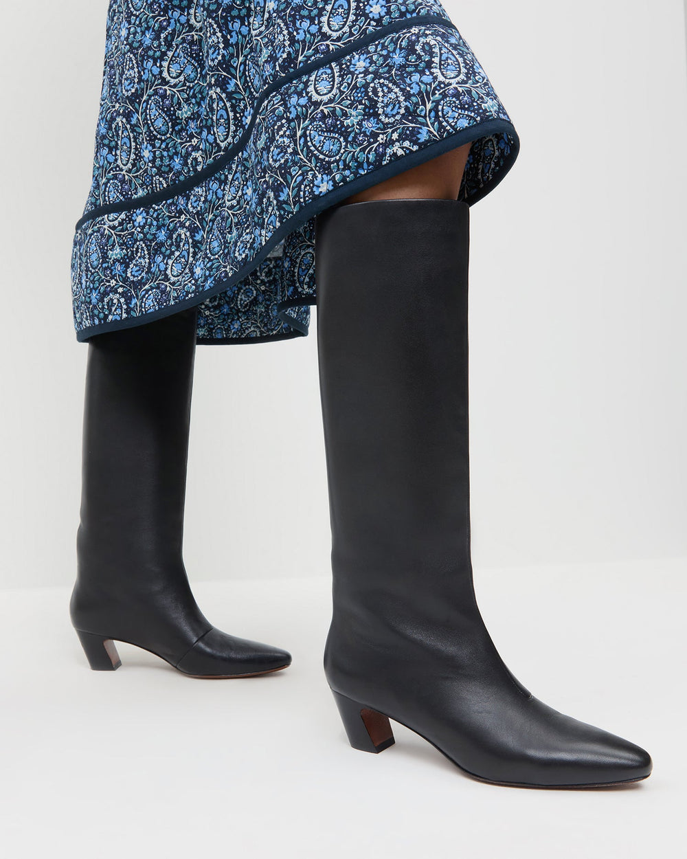 Loeffler Randall Women / Marley Black Leather Tall Boot