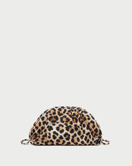Loeffler Randall Women / Bailey Leopard Jersey Dome Clutch