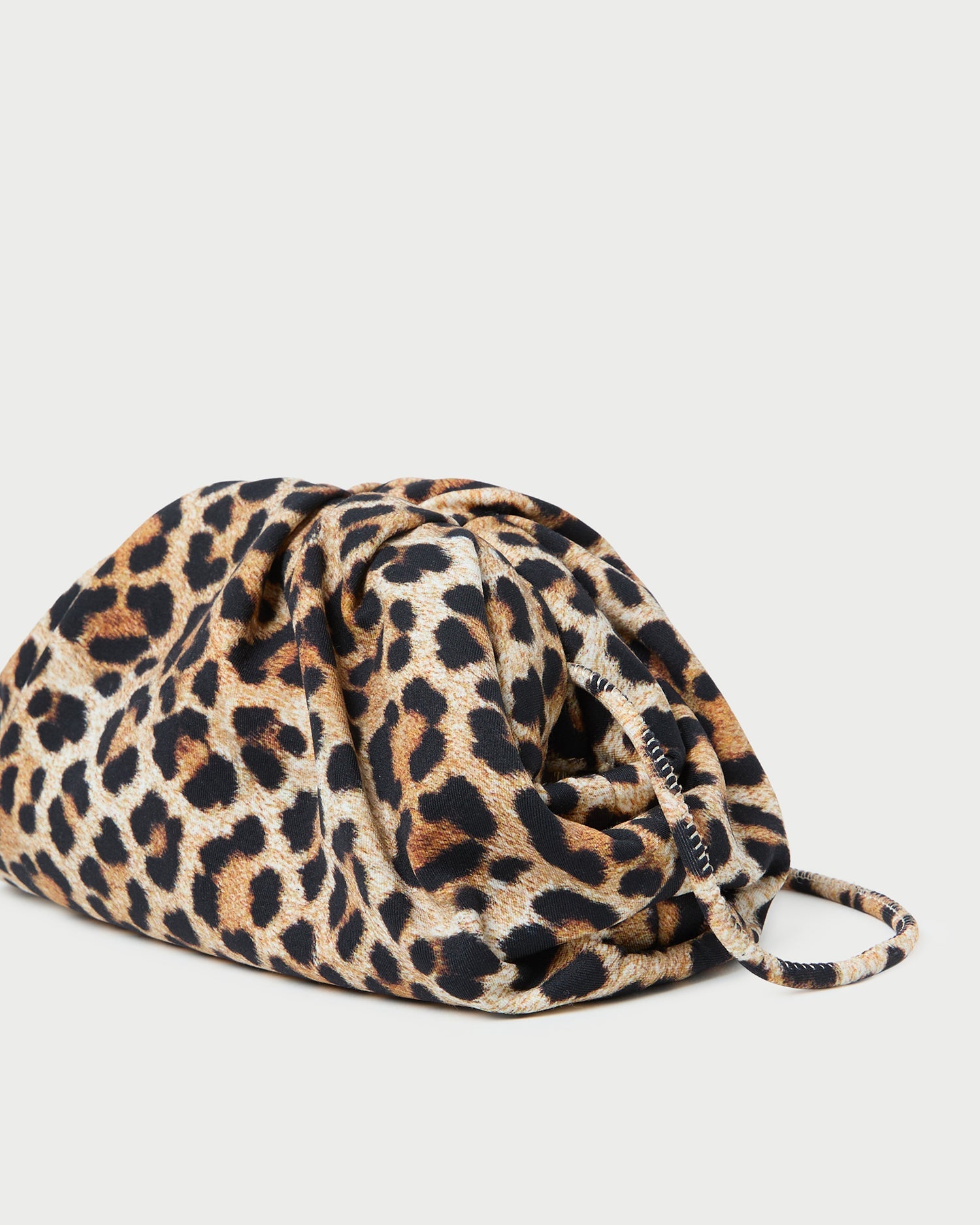 Loeffler Randall Women / Bailey Leopard Jersey Dome Clutch