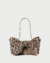 Loeffler Randall Women / Valerie Leopard Jersey Bow Bag