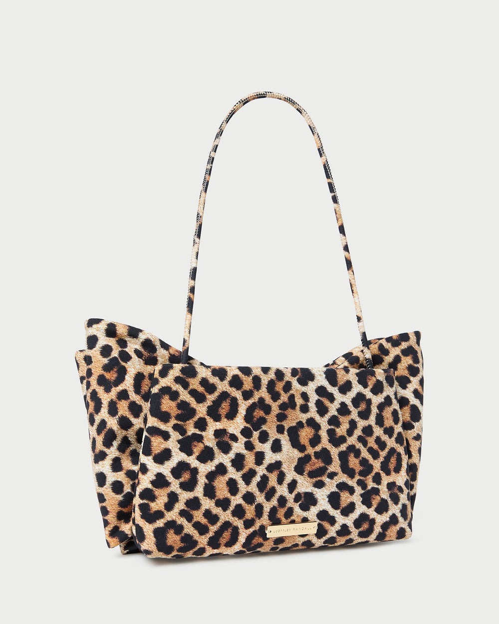 Loeffler Randall Women / Valerie Leopard Jersey Bow Bag