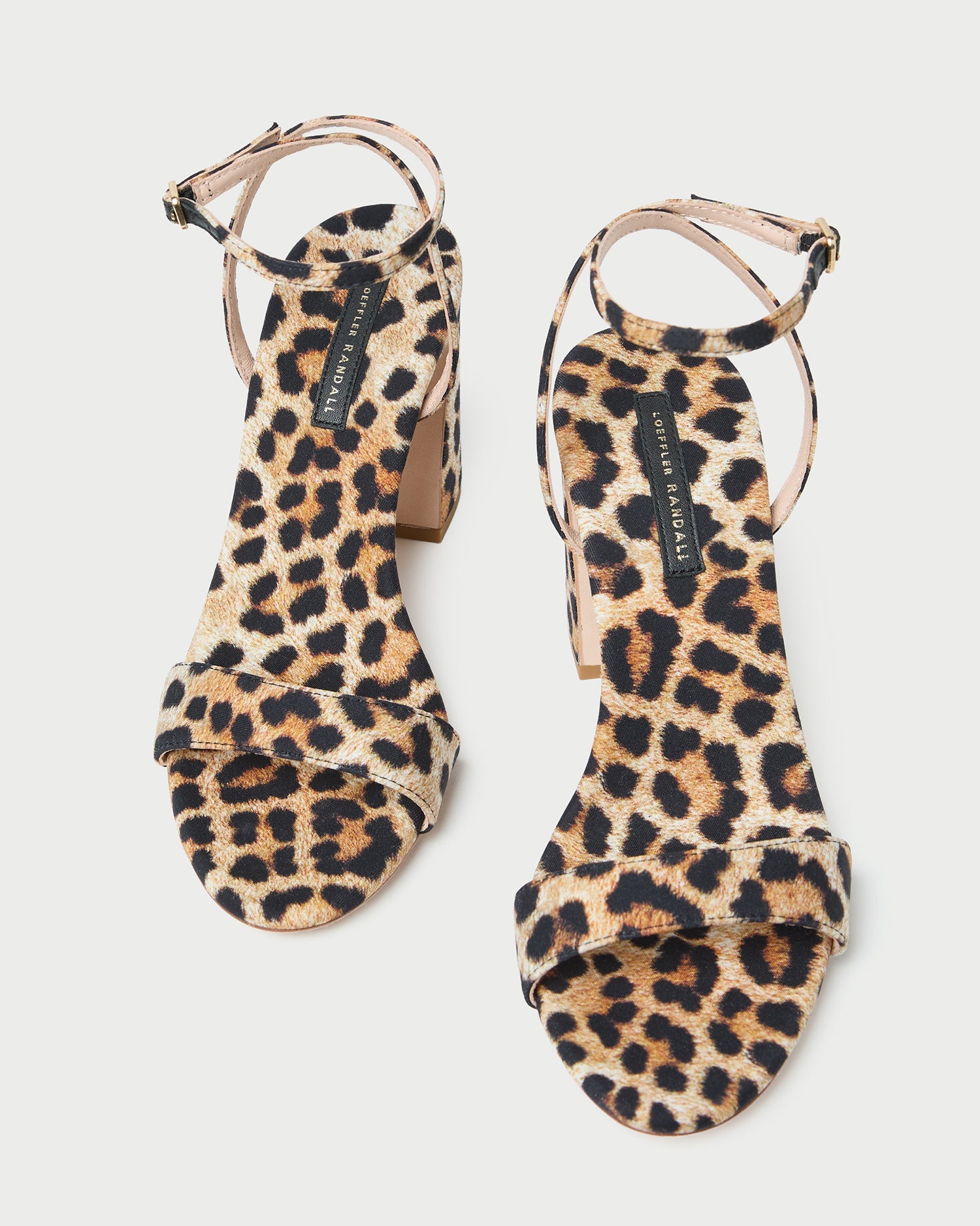 Loeffler Randall Women / Malia Leopard Curved-Heel Sandal