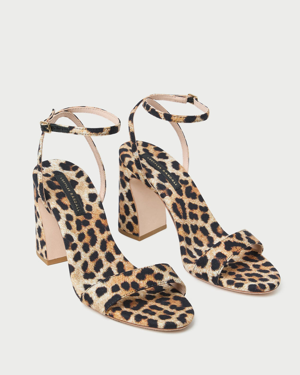 Loeffler Randall Women / Malia Leopard Curved-Heel Sandal