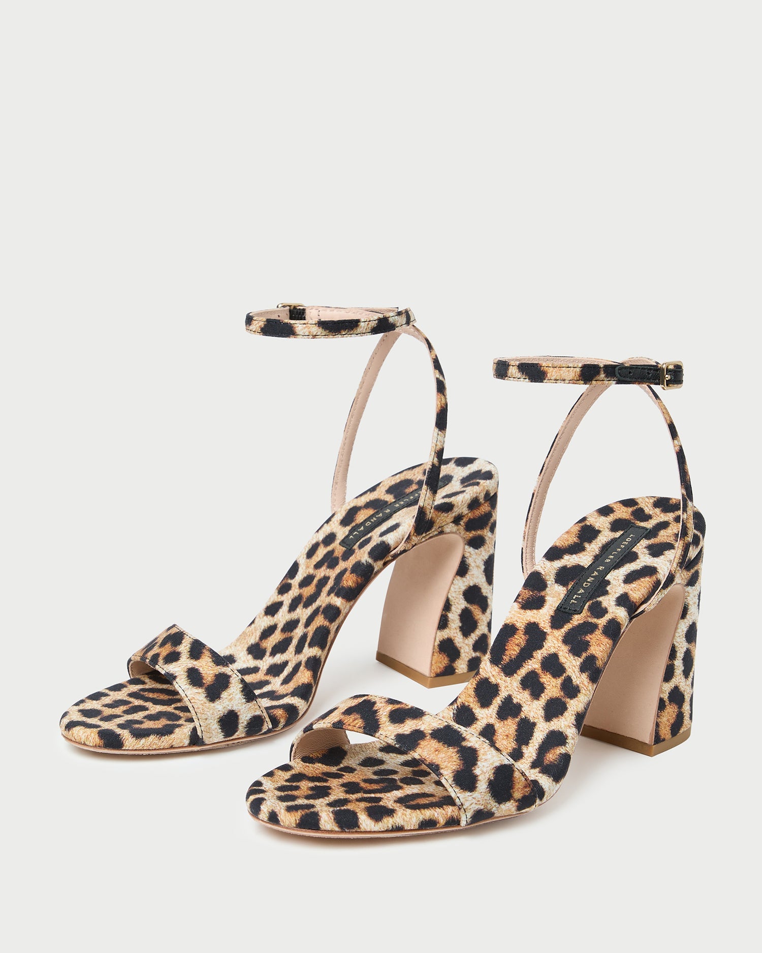 Loeffler Randall Women / Malia Leopard Curved-Heel Sandal