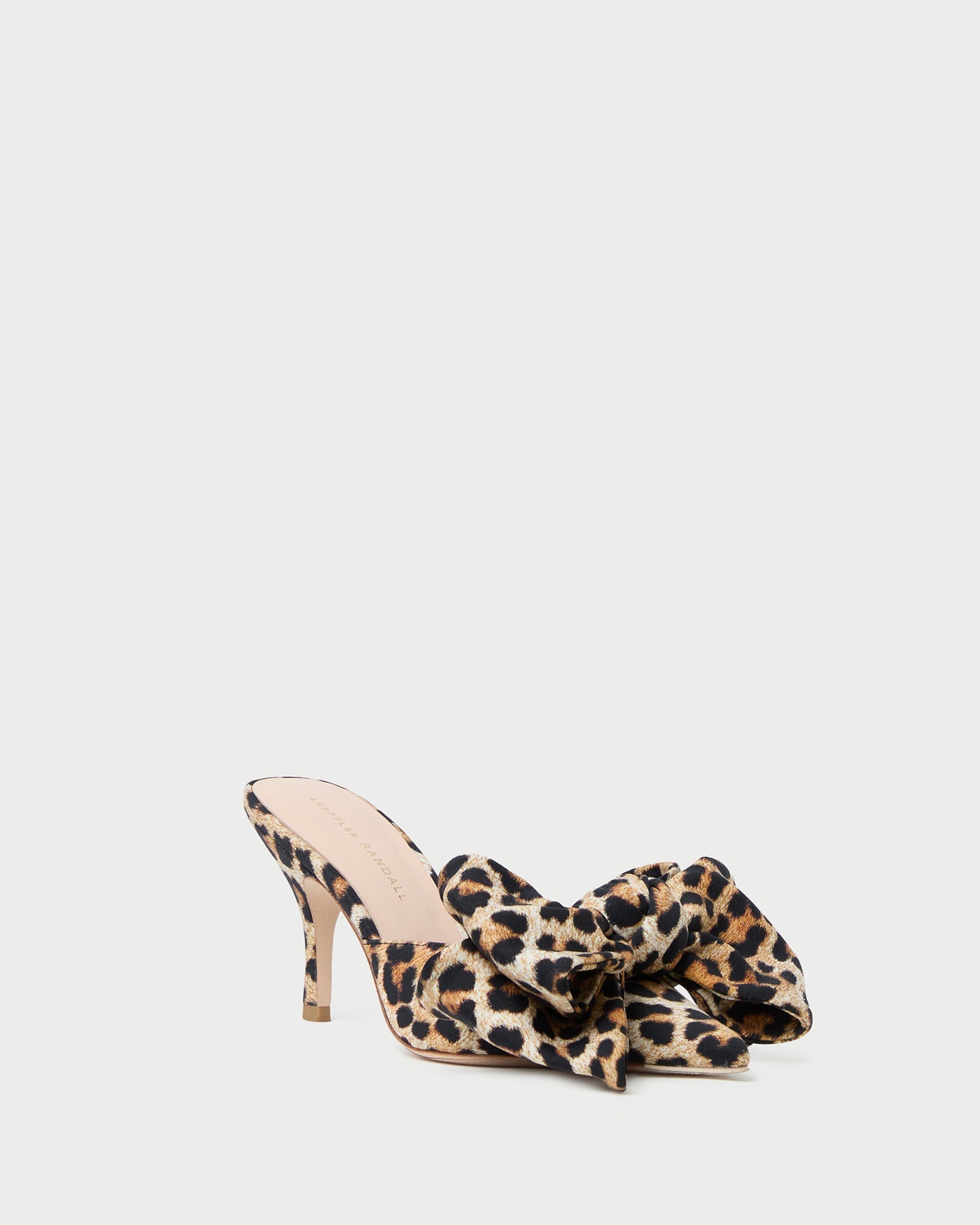 Loeffler Randall Women / Margot Leopard Jersey Bow Mule