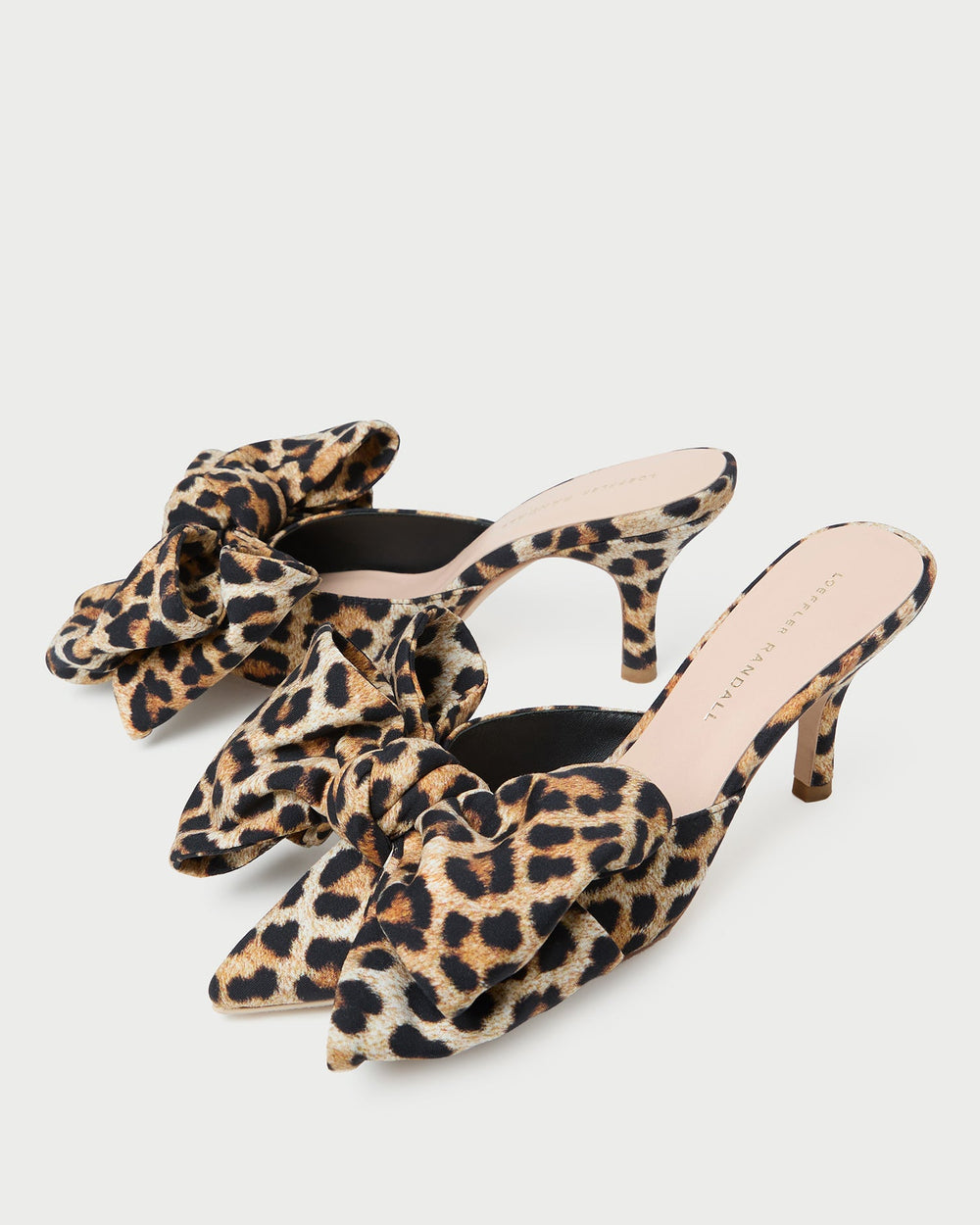 Loeffler Randall Women / Margot Leopard Jersey Bow Mule